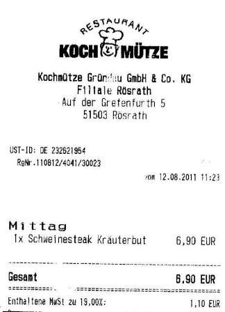 mmdj Hffner Kochmtze Restaurant